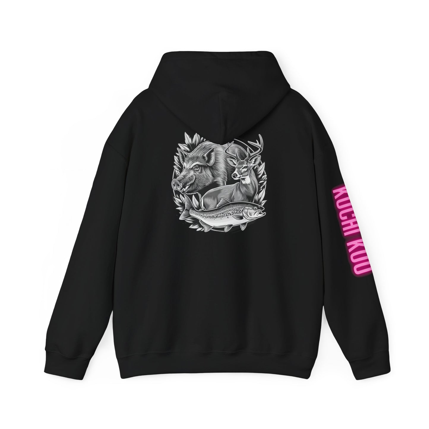 Adventure Animal Hoodie - Unisex Heavy Blend™ with Graphic Design
