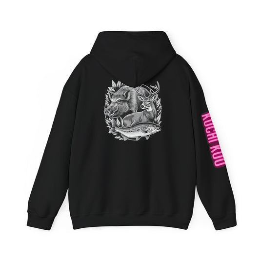 Adventure Animal Hoodie - Unisex Heavy Blend™ with Graphic Design