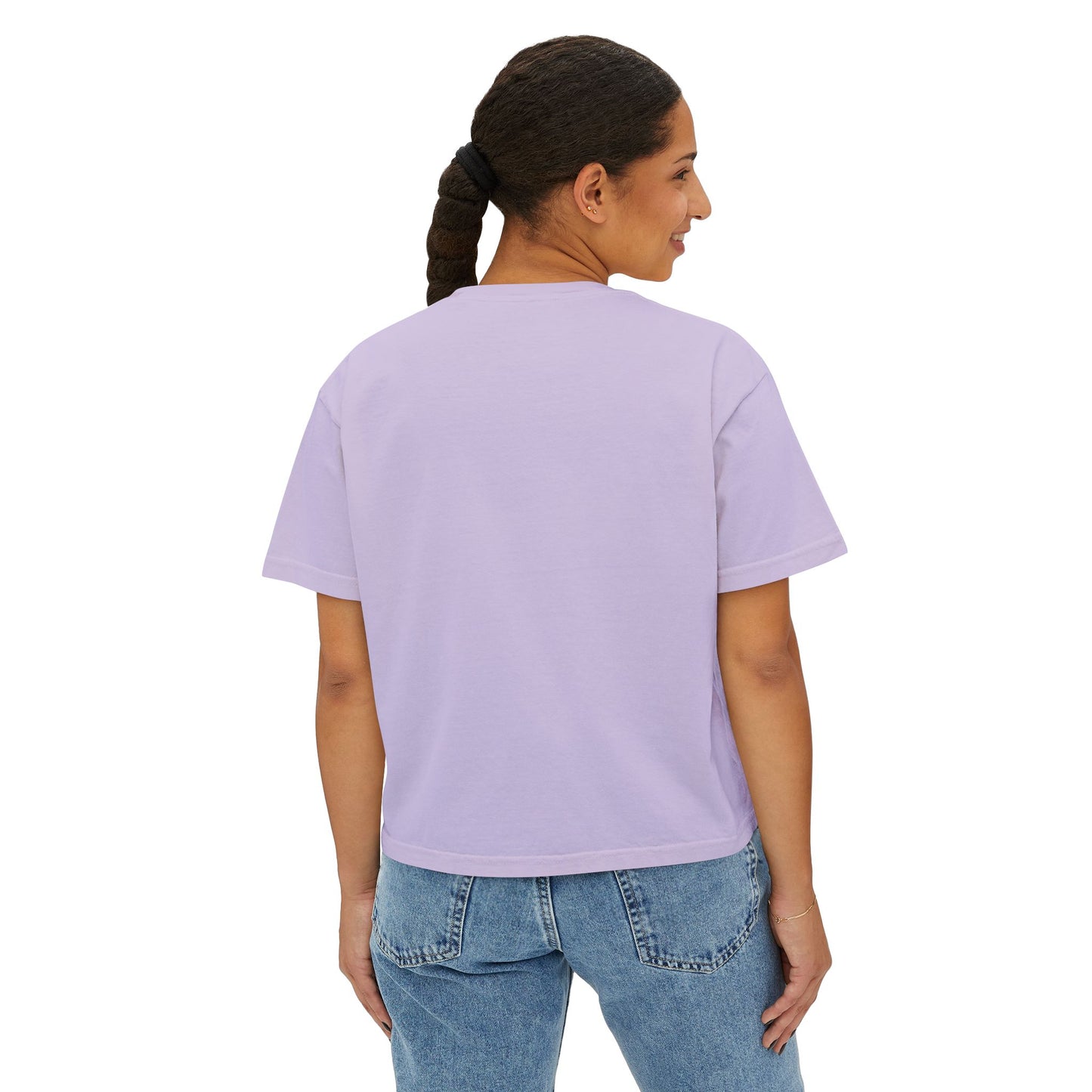 Cute Bear Women's Boxy Tee - Perfect for Casual Outings