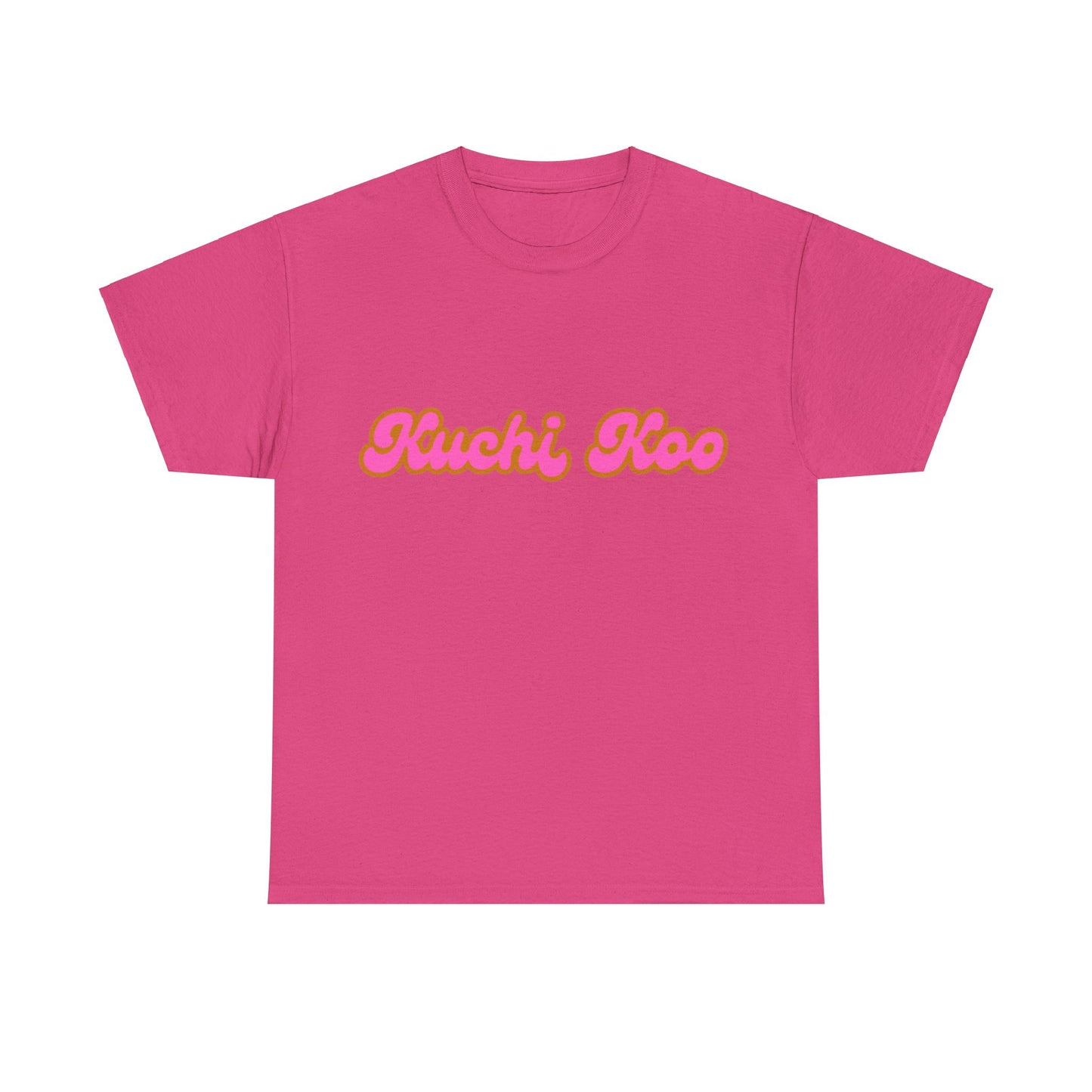Retro 'Kuchi Koo' Unisex Heavy Cotton Tee - Fun and Trendy T-Shirt for Everyday Wear
