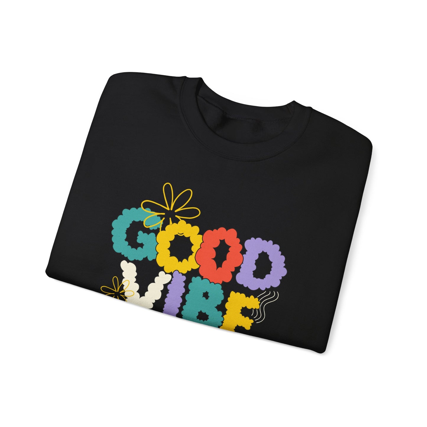 Good Vibe Unisex Heavy Blend™ Crewneck Sweatshirt