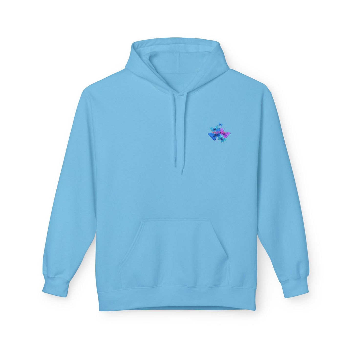 Butterfly Dreams Hoodie – Softstyle Fleece, Colorful & Vibrant Design