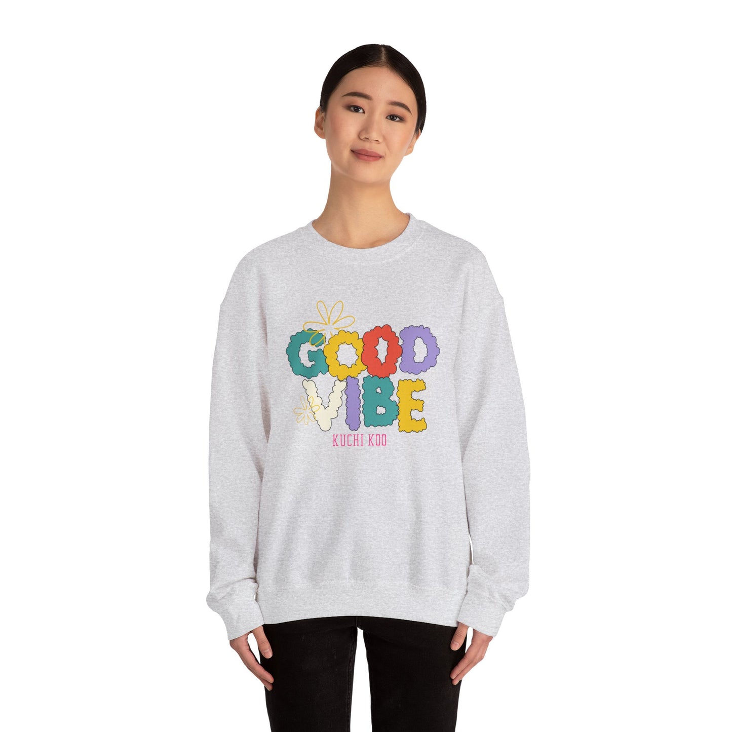 Good Vibe Unisex Heavy Blend™ Crewneck Sweatshirt