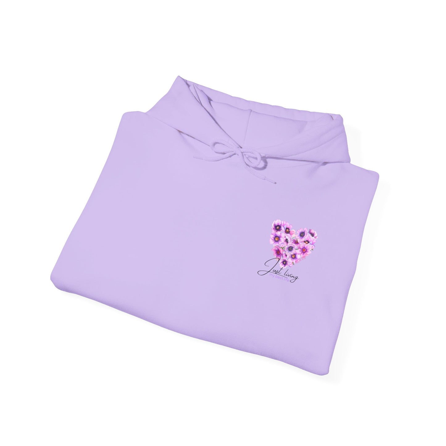 Floral Heart Unisex Hoodie - Cozy & Stylish Sweatshirt for Everyday Comfort
