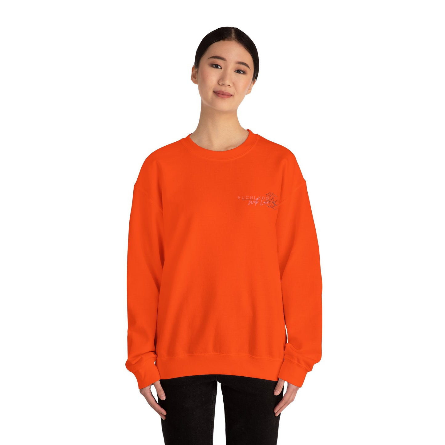 Crewneck Sweatshirt - Floral Rose Design, Cozy and Stylish for Everyday