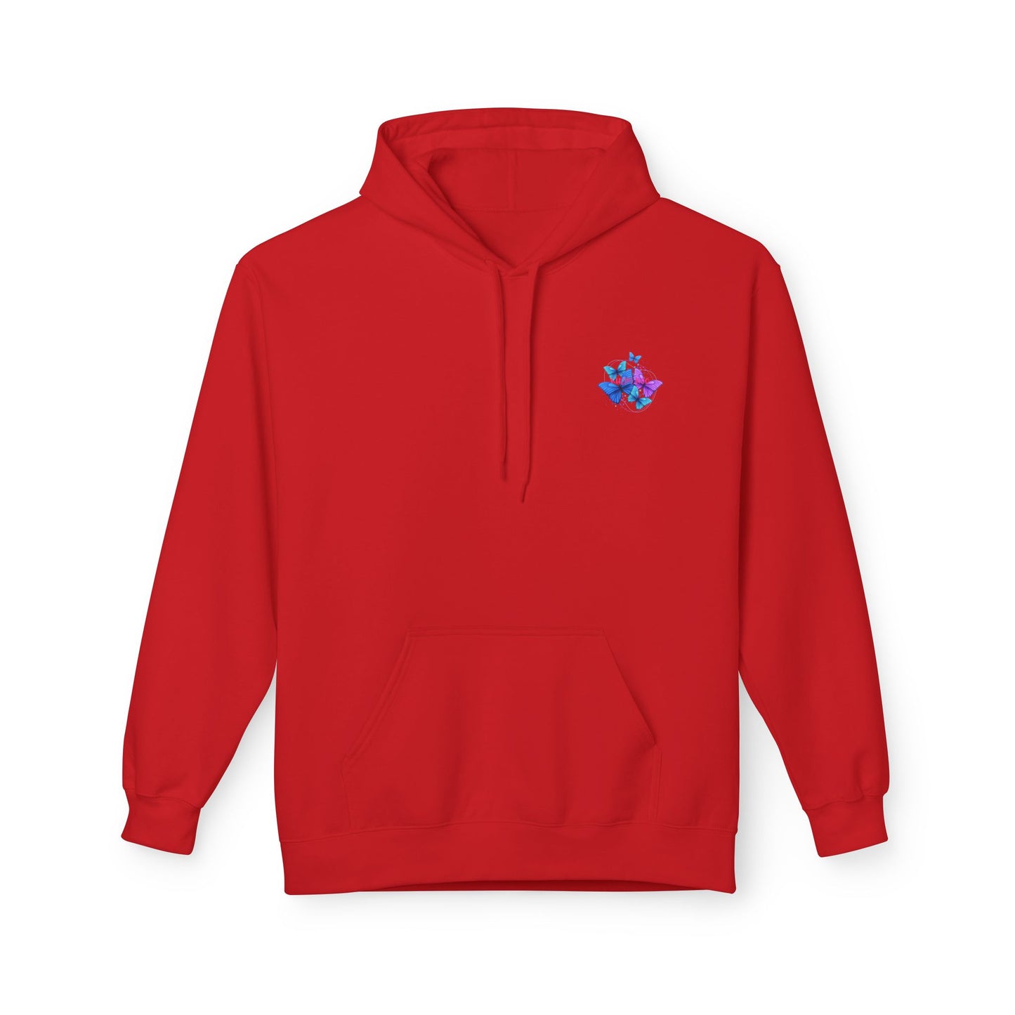 Butterfly Dreams Hoodie – Softstyle Fleece, Colorful & Vibrant Design