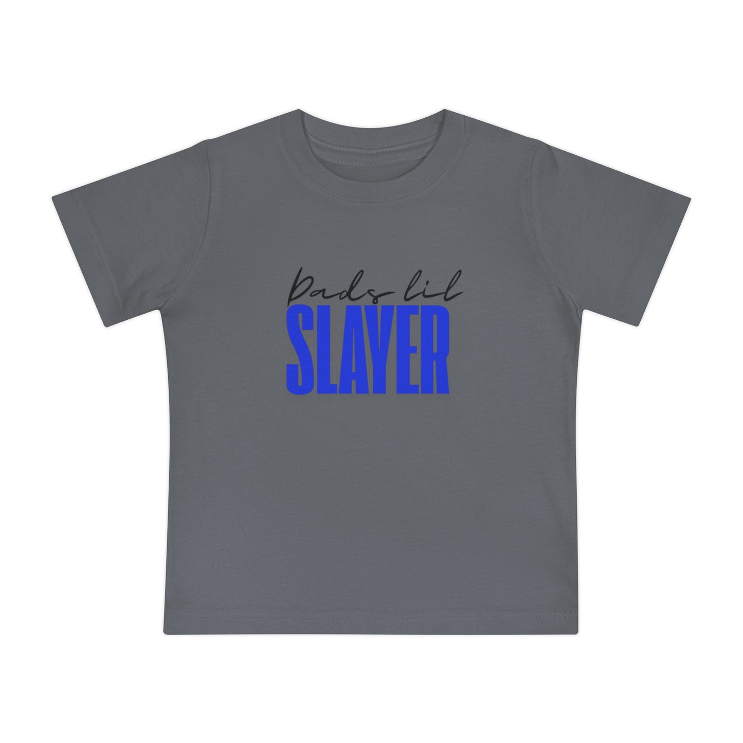 Bads Lil Slayer Baby Short Sleeve T-Shirt | Cute Animal Design