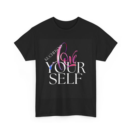 Self Love Unisex Heavy Cotton Tee - Empowering Inspirational T-Shirt