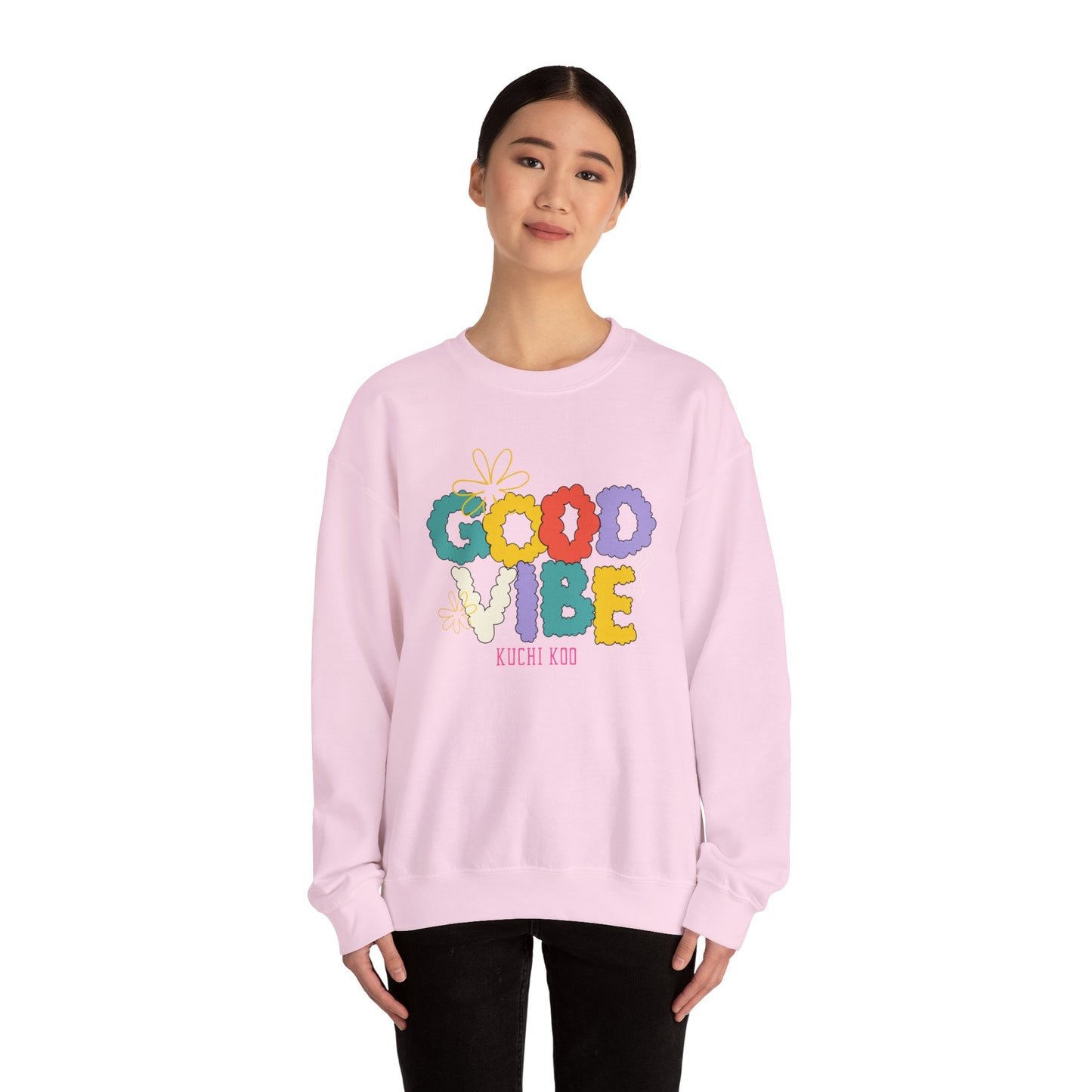 Good Vibe Unisex Heavy Blend™ Crewneck Sweatshirt