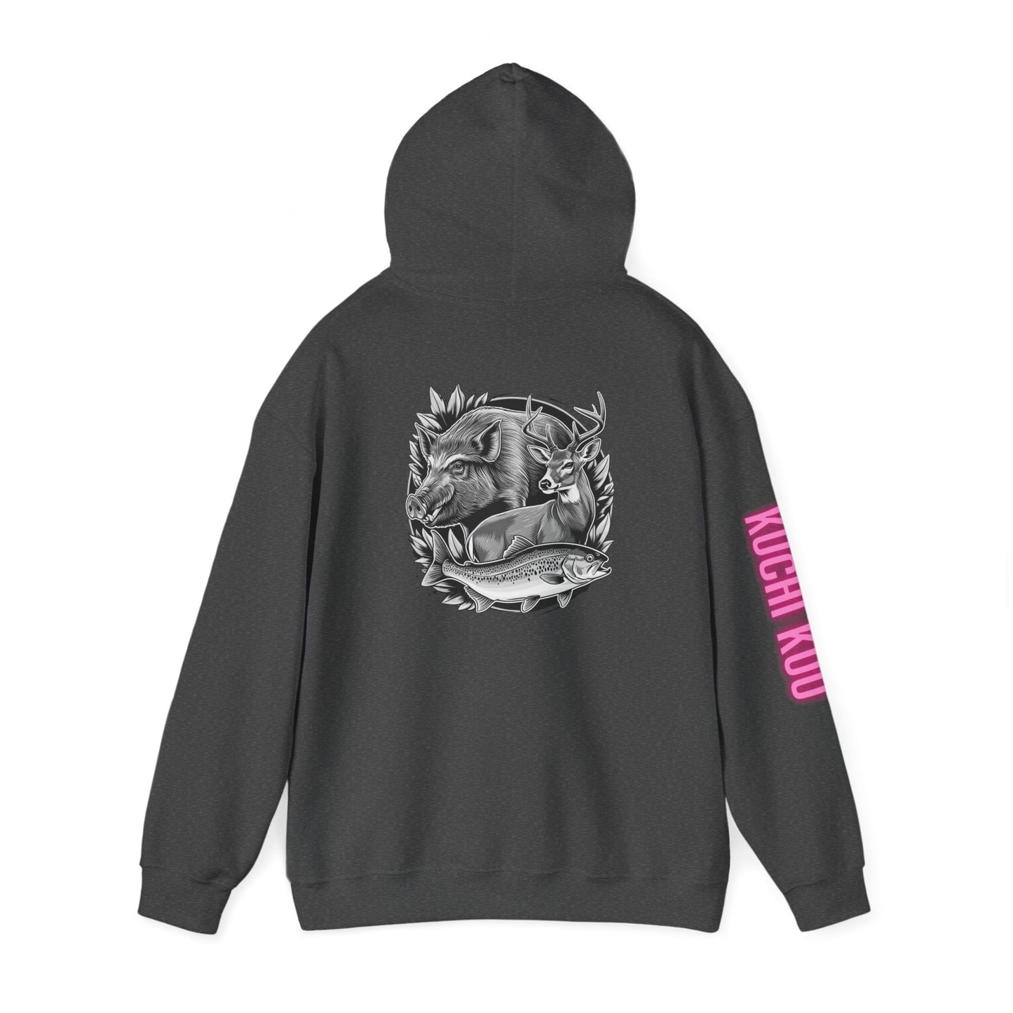 Adventure Animal Hoodie - Unisex Heavy Blend™ with Graphic Design