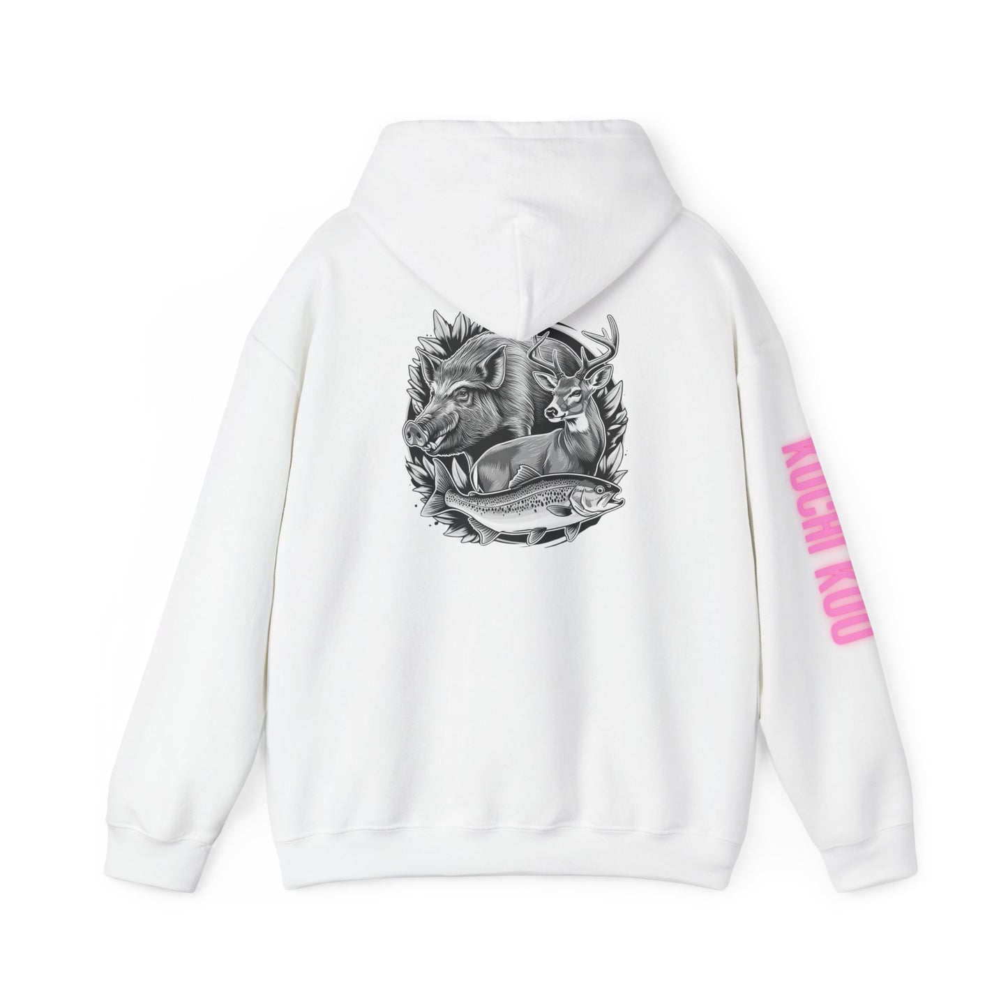 Adventure Animal Hoodie - Unisex Heavy Blend™ with Graphic Design