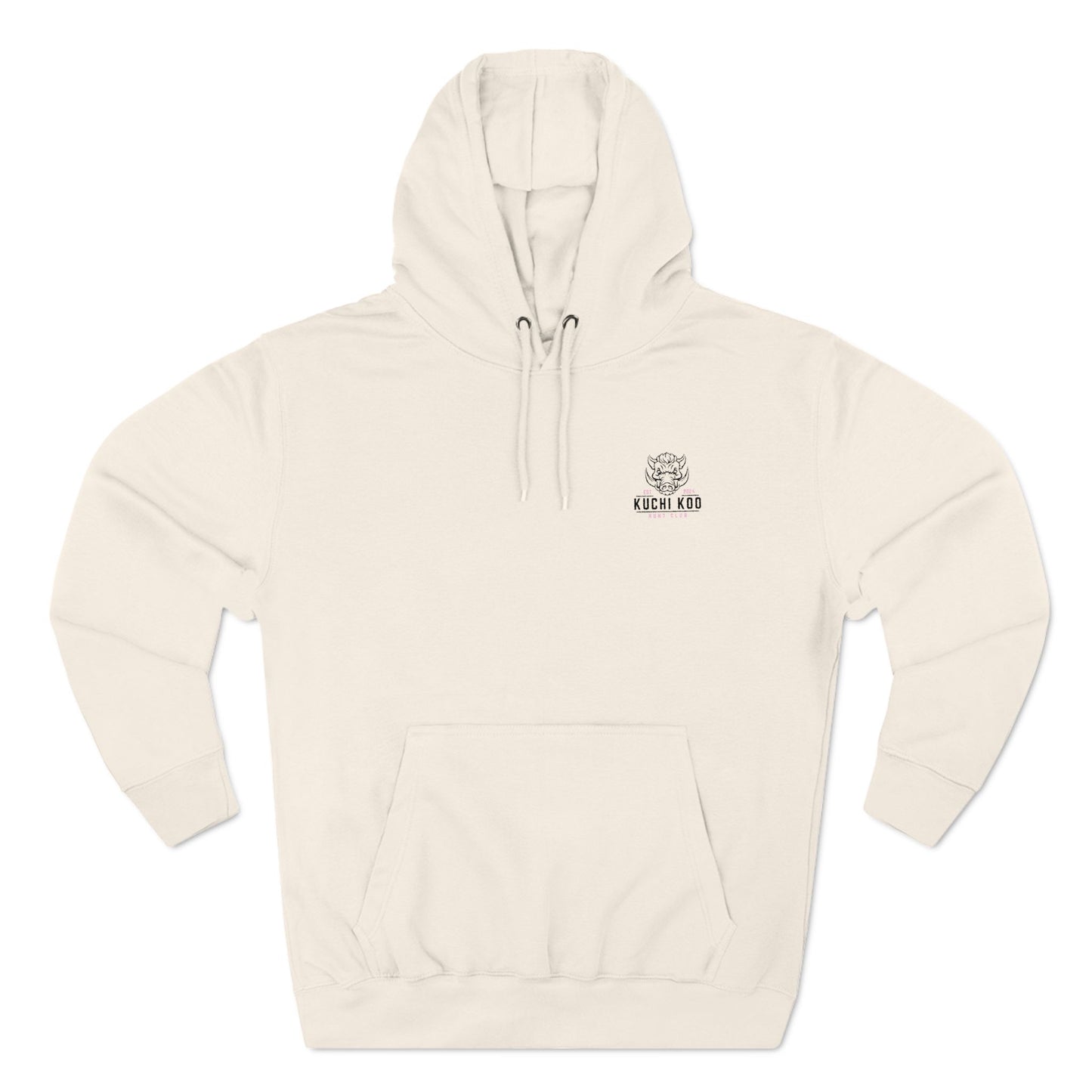 Three-Panel Fleece Hoodie