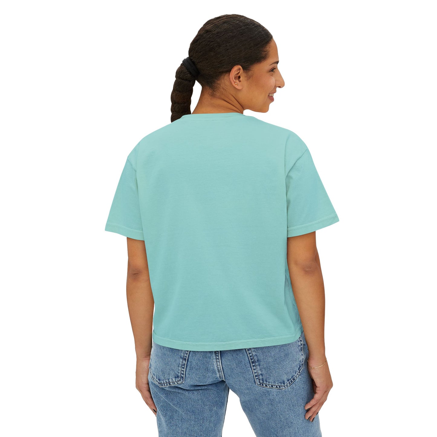 Cute Bear Women's Boxy Tee - Perfect for Casual Outings