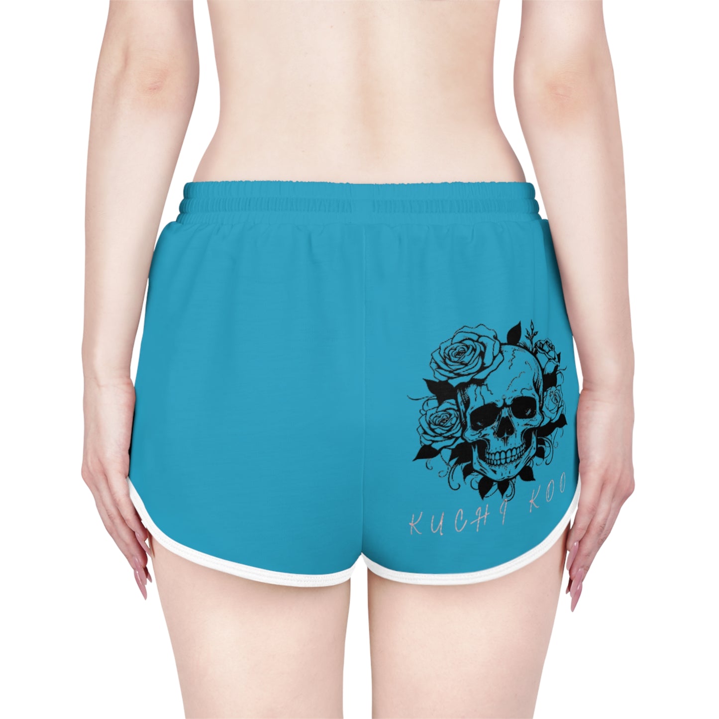 Vintage Skull Floral Women's Relaxed Shorts