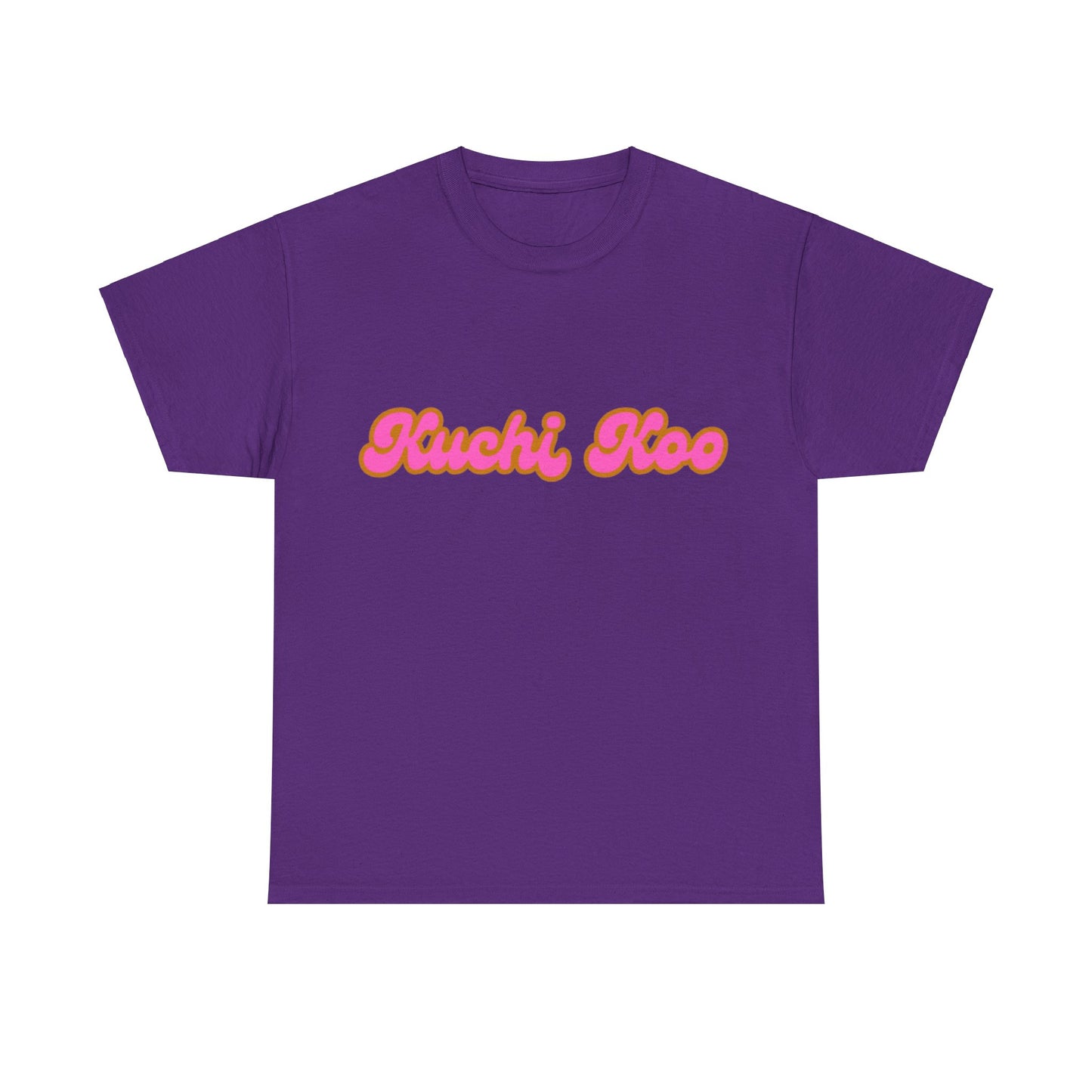 Retro 'Kuchi Koo' Unisex Heavy Cotton Tee - Fun and Trendy T-Shirt for Everyday Wear