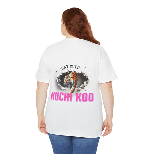 Stay Wild Tiger Unisex Heavy Cotton Tee - Kuchi Koo
