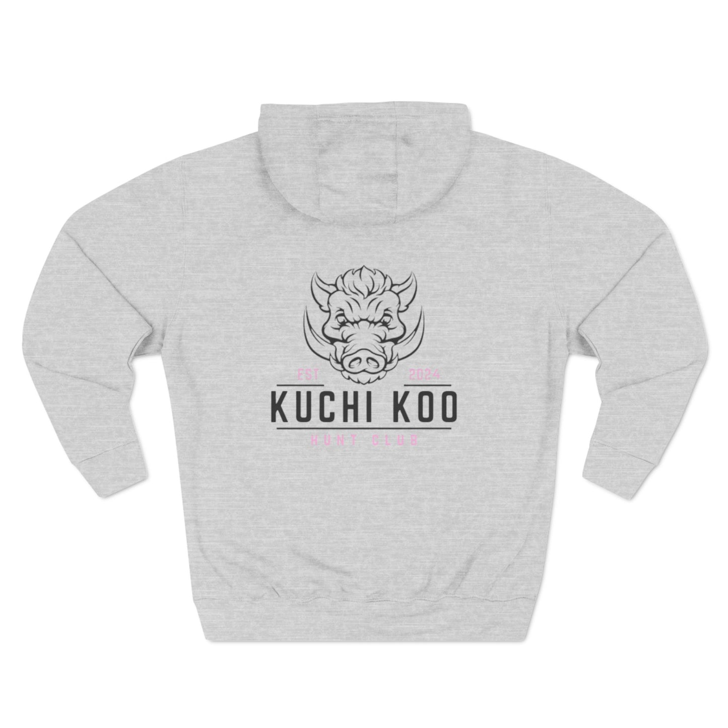 Three-Panel Fleece Hoodie