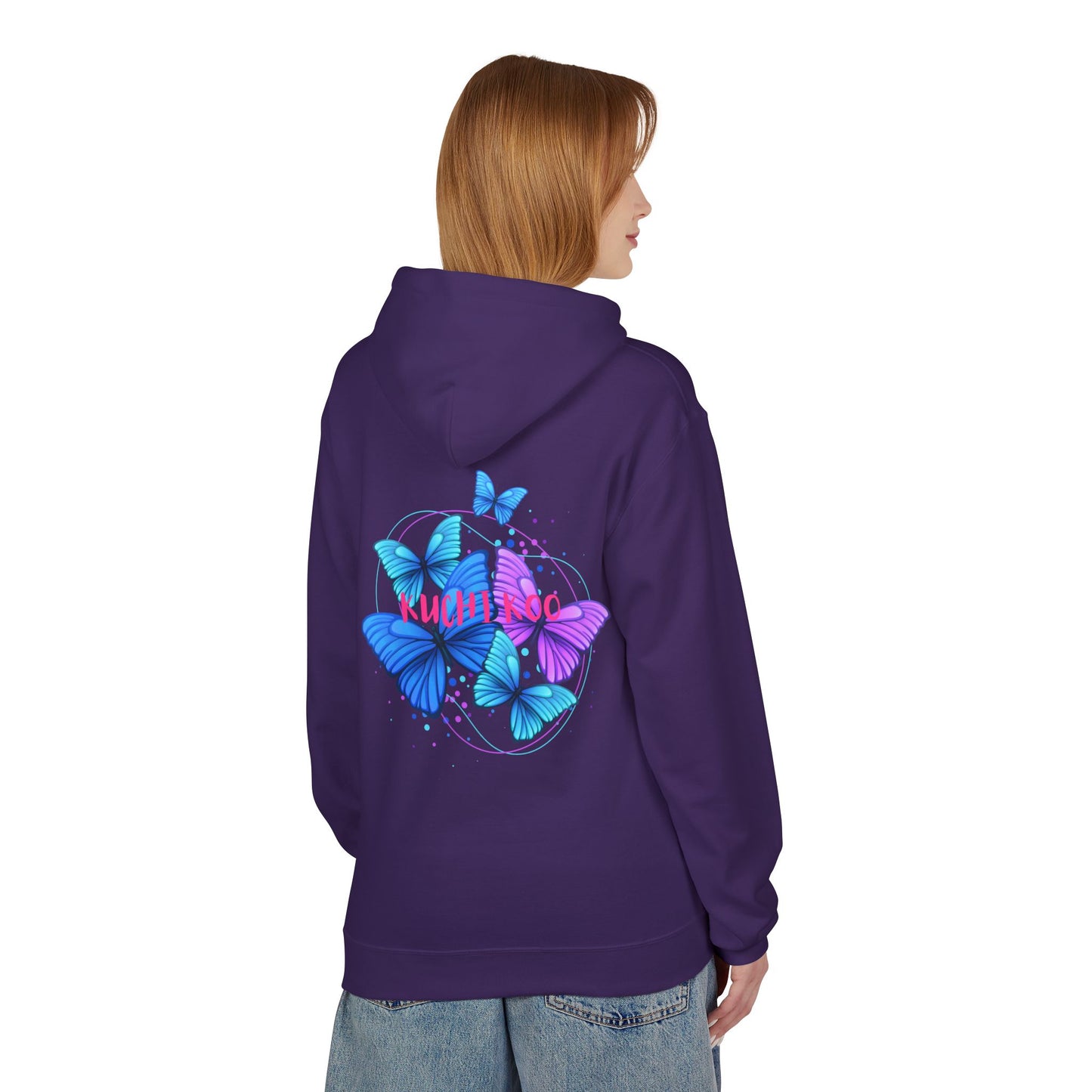Butterfly Dreams Hoodie – Softstyle Fleece, Colorful & Vibrant Design