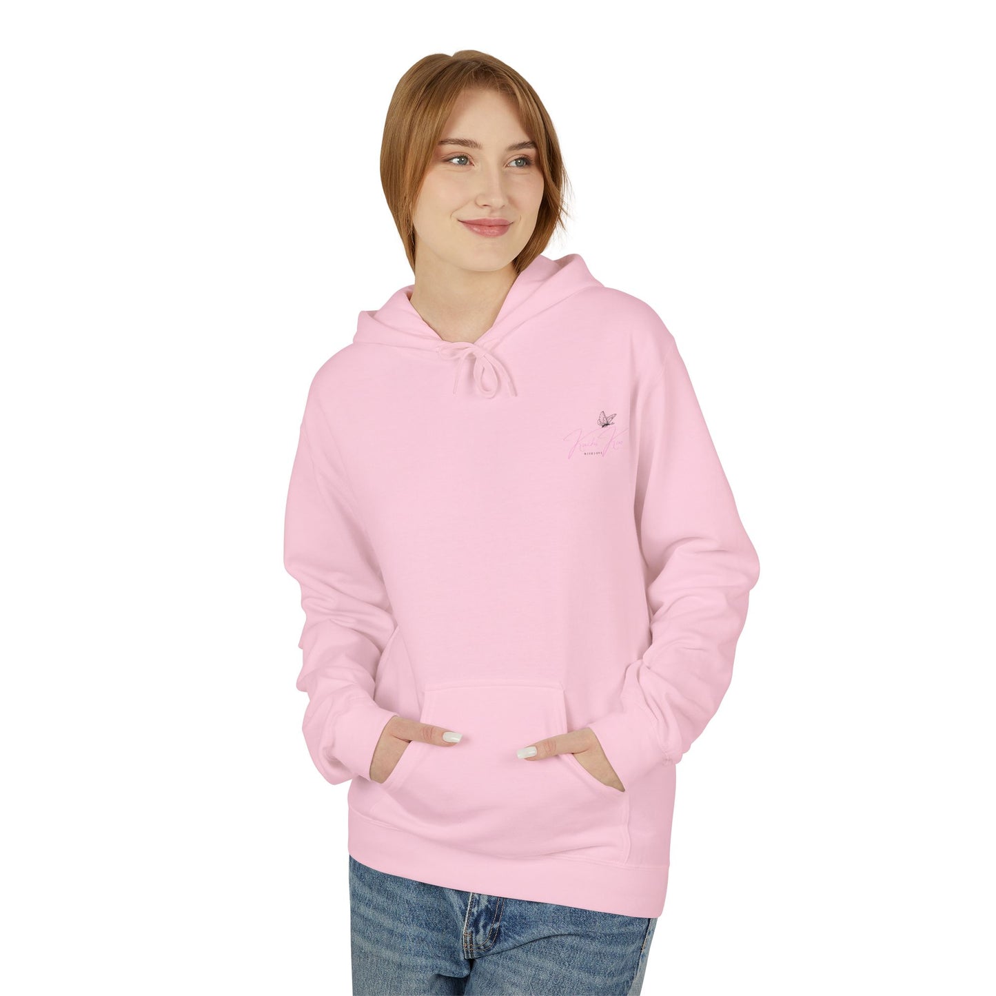 Kuchi Koo Butterfly Hoodie - Unisex Midweight Softstyle Fleece