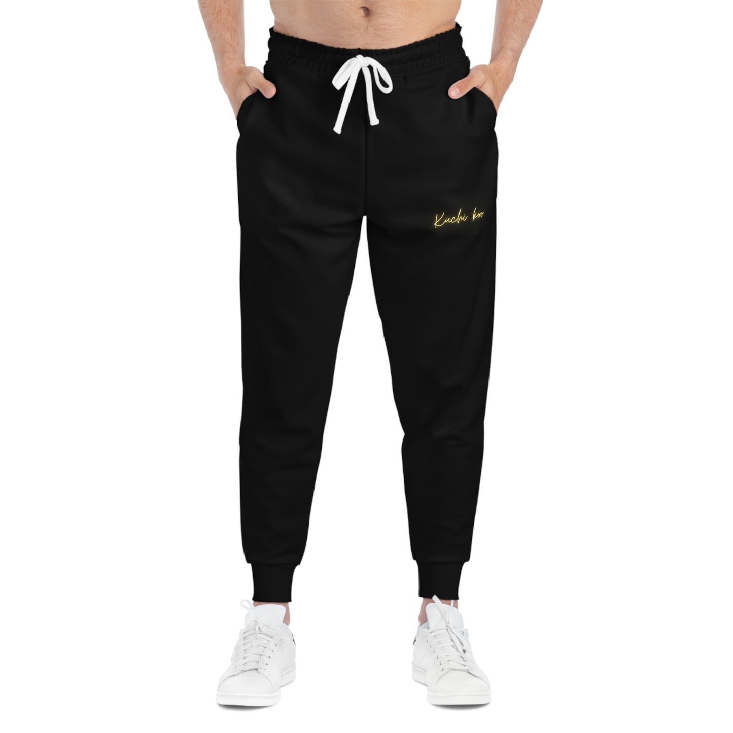 Kuchi Koo Athletic Joggers - Comfortable Black Joggers for Trendy Athletes