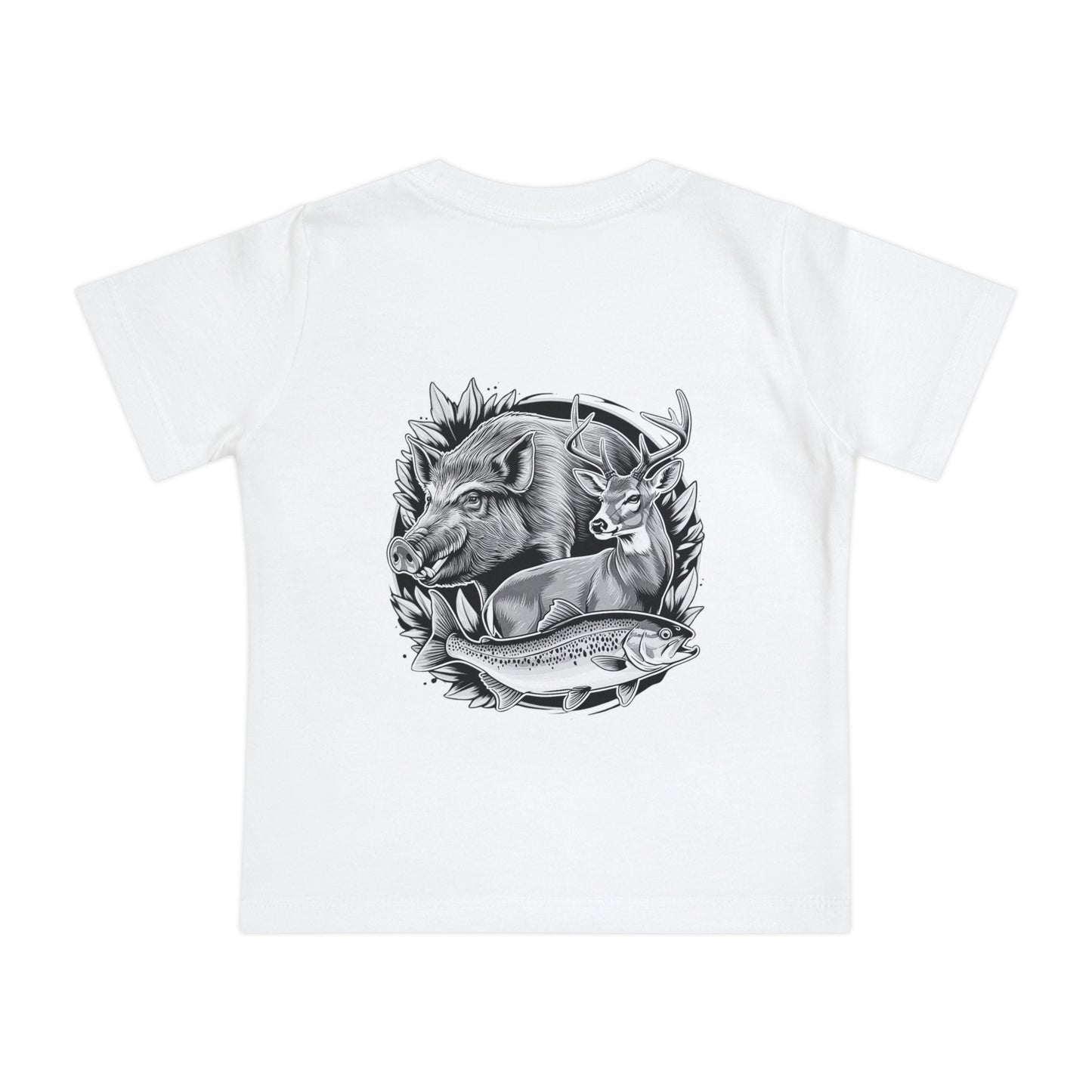 Bads Lil Slayer Baby Short Sleeve T-Shirt | Cute Animal Design