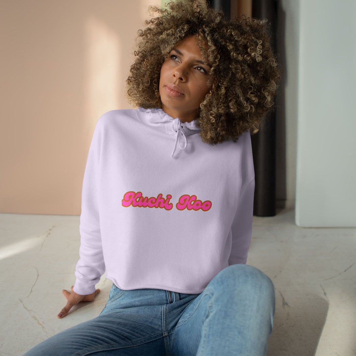 Kuchi Koo Crop Hoodie - Trendy & Chic Loungewear for Any Occasion