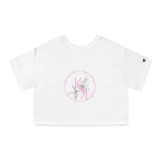 Heritage Floral Cropped T-Shirt for Women - Casual Chic Style