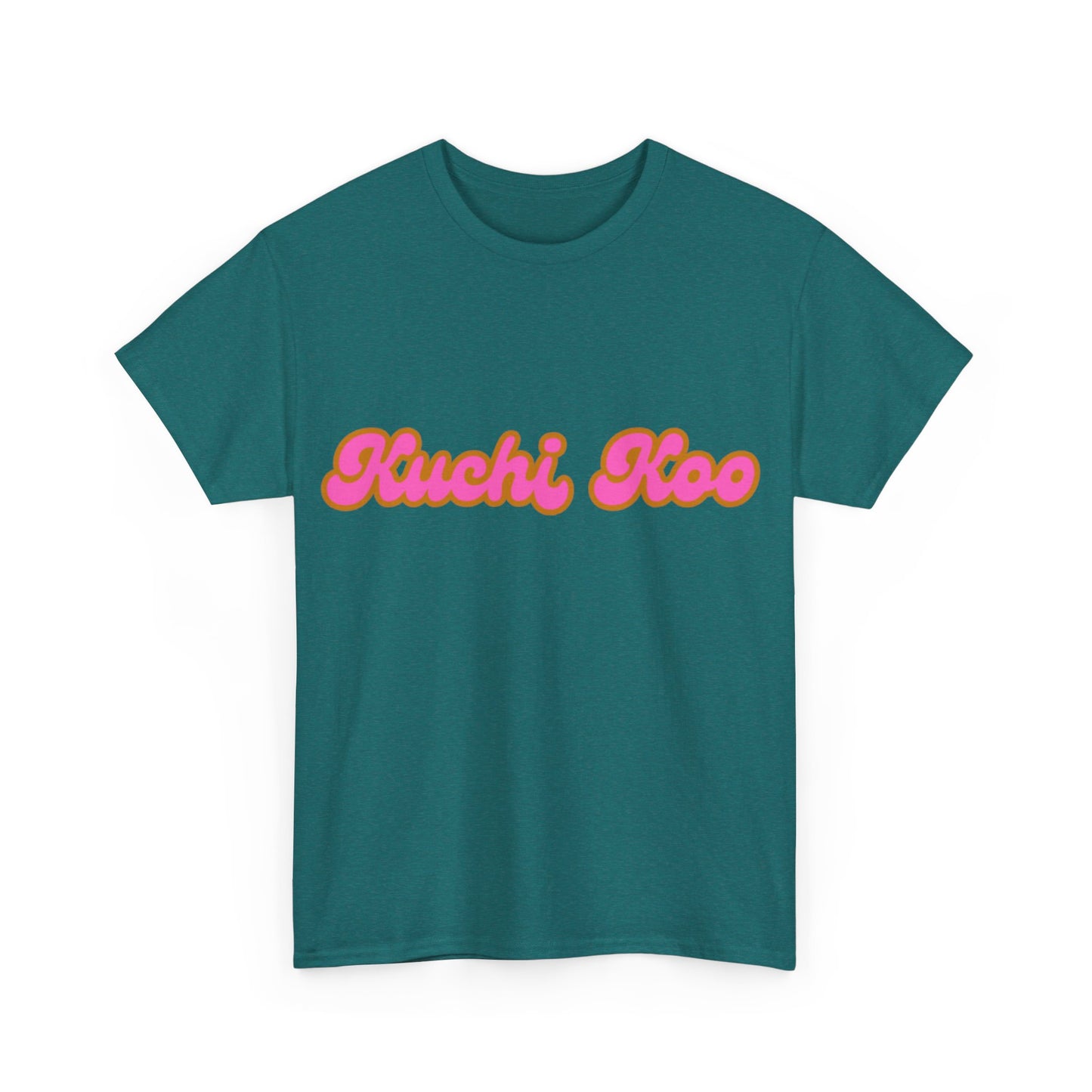 Retro 'Kuchi Koo' Unisex Heavy Cotton Tee - Fun and Trendy T-Shirt for Everyday Wear