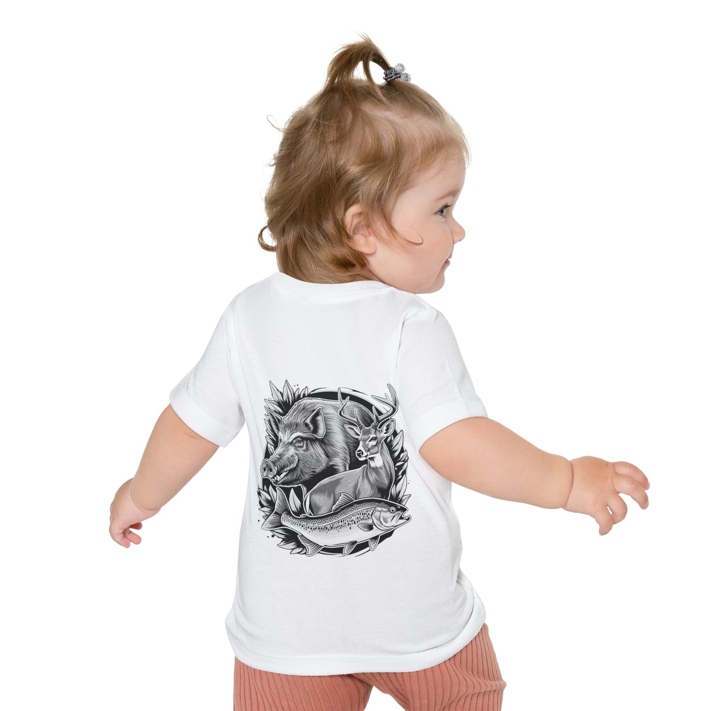 Bads Lil Slayer Baby Short Sleeve T-Shirt | Cute Animal Design